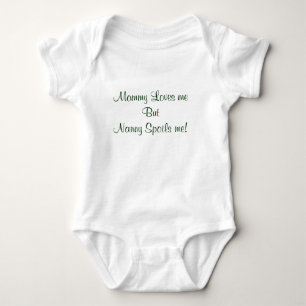 Body Para Bebé La "niñera me estropea" Onsie
