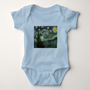 Body Para Bebé La noche estrellada de Vincent van Gogh (1889)