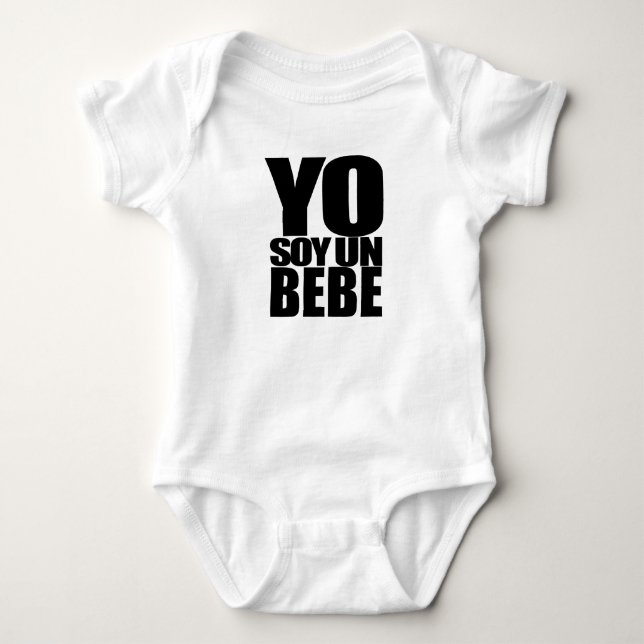 Body Para Bebé La O.N.U Bebe de la soja de Yo (Anverso)