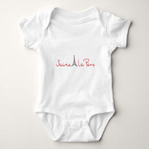 Body Para Bebé La París (amor París de J'aime de I)