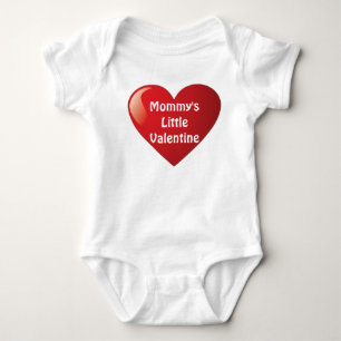 Body Para Bebé La pequeña camiseta de San Valentín de mamá