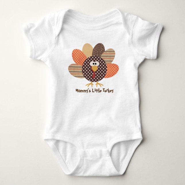 Body Para Bebé La pequeña camiseta turca de mamá (Anverso)