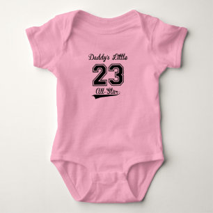 Body Para Bebé La pequeña estrella de papá (rosa)