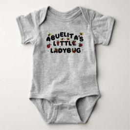 Body Para Bebé La pequeña mariquita de Abuelita - Bonito 