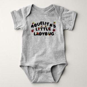 Body Para Bebé La pequeña mariquita de Abuelita - Bonito 
