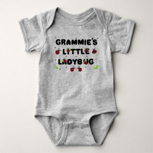 Body Para Bebé La pequeña mariquita de Grammie - Bonito 