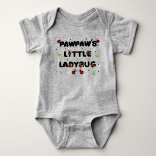 Body Para Bebé La pequeña mariquita de Pawpaw - Bonito 