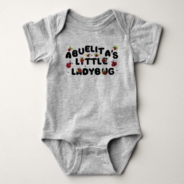 Body Para Bebé La pequeña parábola de Abuelita - linda (Anverso)