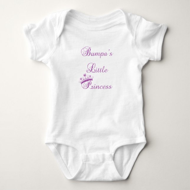 Body Para Bebé La pequeña princesa de Bumpa (Anverso)