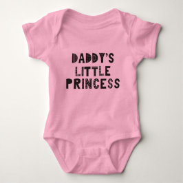 Body Para Bebé La pequeña princesa de papá Personalizado cute Chi