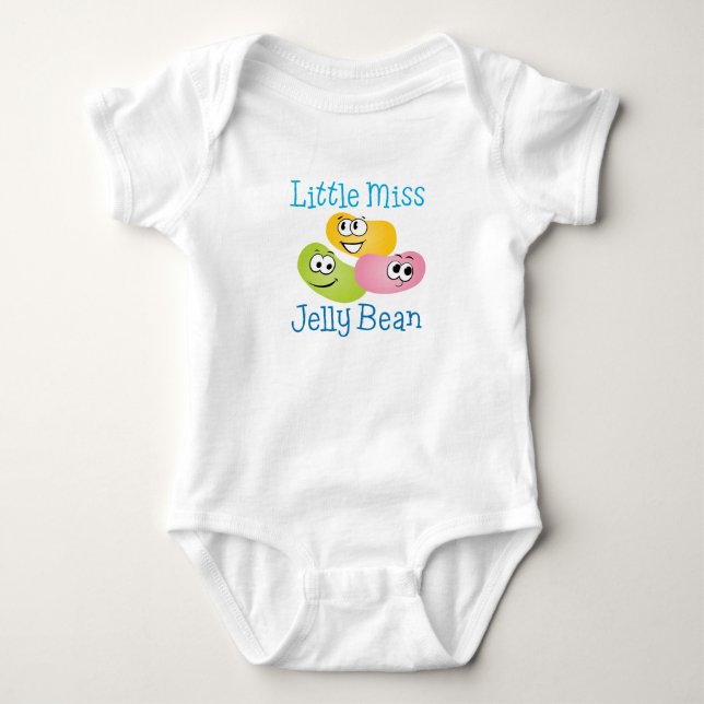 Body Para Bebé La pequeña Srta. Jelly Bean (Anverso)