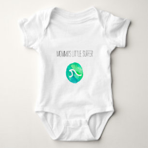 Body Para Bebé La pequeña surfista de mamá