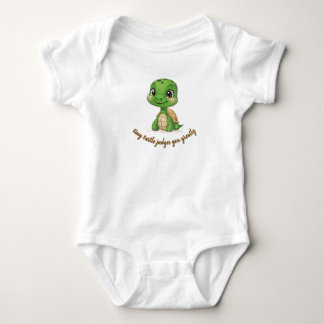 Body Para Bebé La pequeña tortuga te juzga