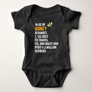 Body Para Bebé La planta de las estadísticas de la miel de la