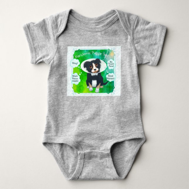Body Para Bebé La porquería pandémica dice (Anverso)