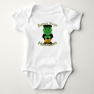 Body Para Bebé La primera camiseta monstrual de Halloween del beb