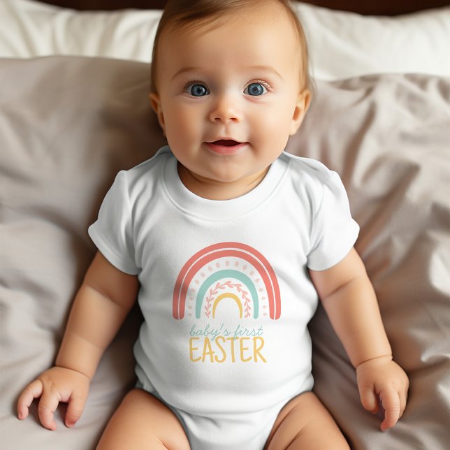Body Para Bebé La primera Pascua Personalizada del Bebé (Subido por el creador)