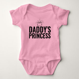 BODY PARA BEBÉ LA PRINCESA DE LA NIÑA BEBÉ BODYSUIT DADDY