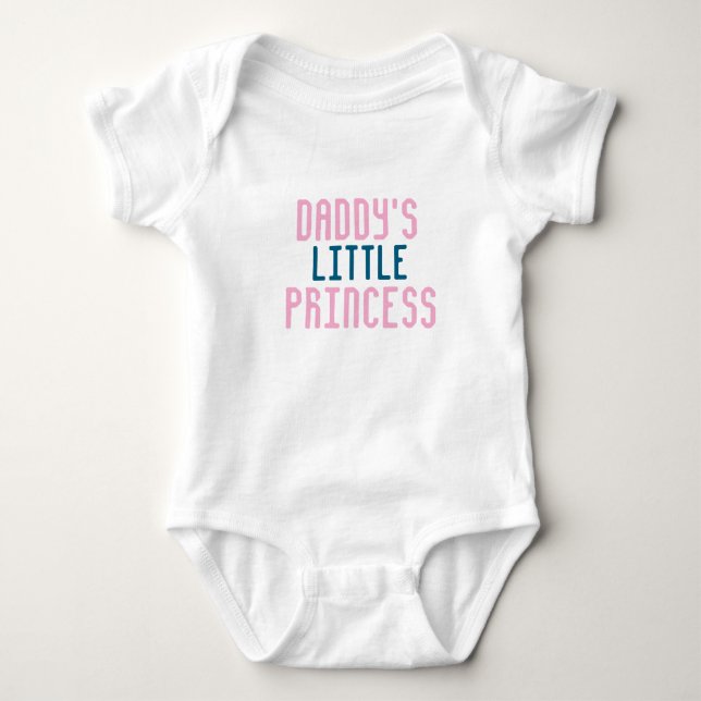 Body Para Bebé "La Princesita de Papá"  (Anverso)
