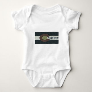 Body Para Bebé La quebrada de Galt - diseño combinado blanco y