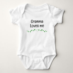 Body Para Bebé La simple gramma me ama a los bebés