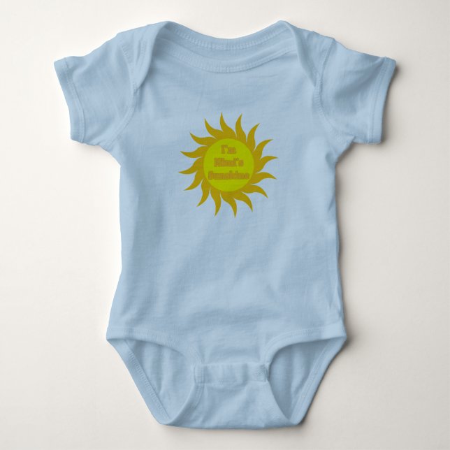 Body Para Bebé La sol de Mimi (Anverso)