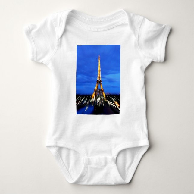 Body Para Bebé La Torre Eiffel de París Francia (Anverso)