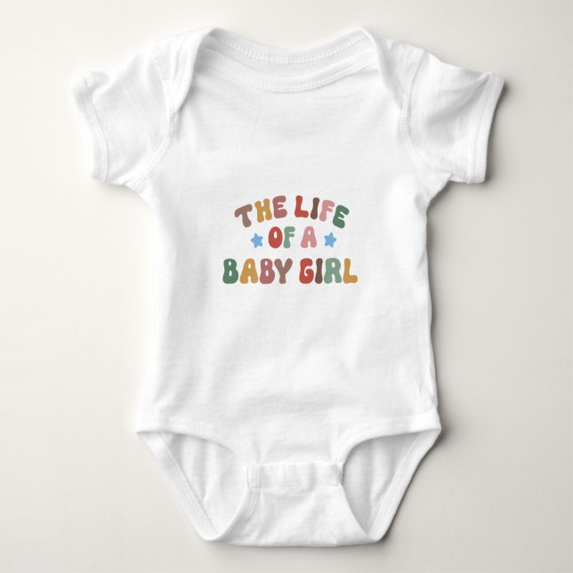 Body Para Bebé La vida de una niña (Anverso)
