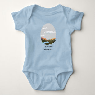 Body Para Bebé La vida es mejor en la montaña