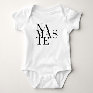 Body Para Bebé La yoga elegante de Namaste inspiró el mono