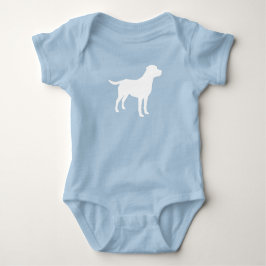 Body Para Bebé Labrador Dog Baby Shower Blue Boy Lab