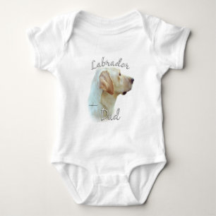 Body Para Bebé Labrador Recuperador (amarillo) Papá 2