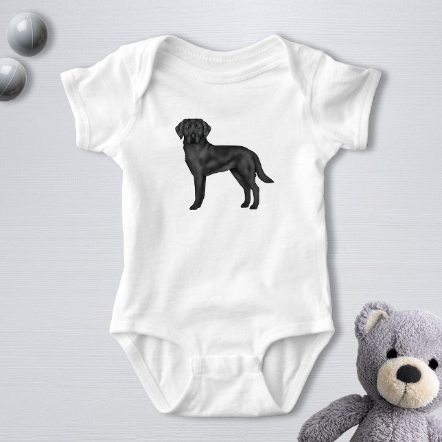 Body Para Bebé Labrador Retriever Negro Arte de Perro de Dibujos  (Subido por el creador)