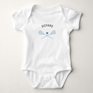 Body Para Bebé Lacrosse Baby Nombre de Lacrosse personalizado