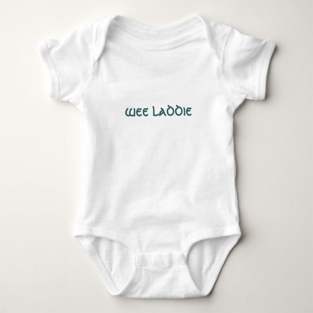 Body Para Bebé laddie pequenito - onsie (Anverso)