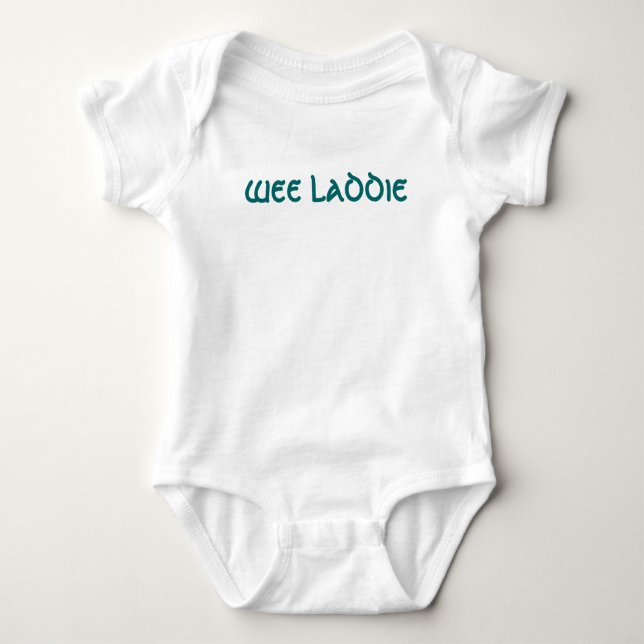 Body Para Bebé laddie pequenito - onsie (Anverso)