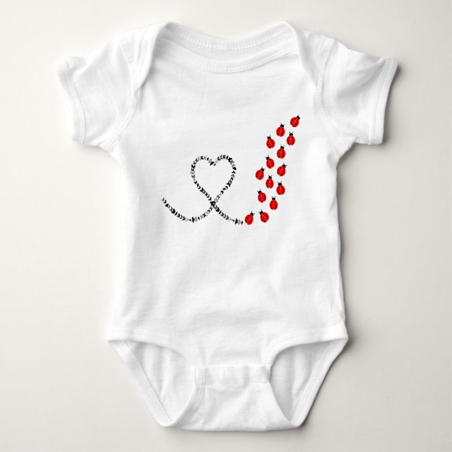 Body Para Bebé Lady bug (Anverso)