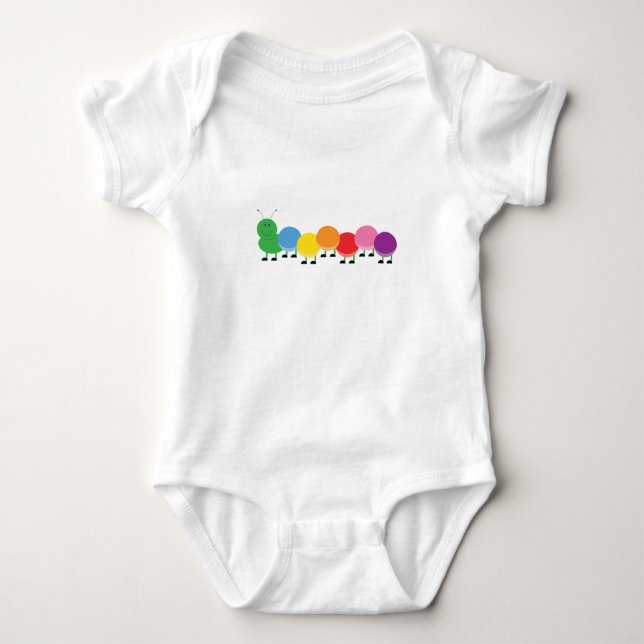 Body Para Bebé Lámparas oruga (Anverso)