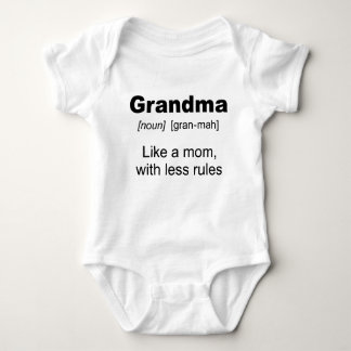 Body Para Bebé ¡Las abuelas gobiernan! Baby Bodysuit