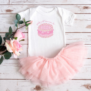 Body Para Bebé Las niñas solo quieren ser un lazo rosa en su 1er 