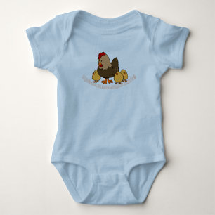 Body Para Bebé "Las plumas de pollo"