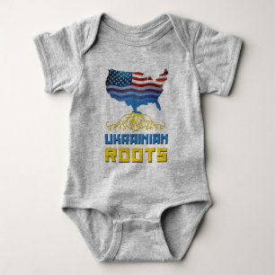 Body Para Bebé Las raíces ucranianas norteamericanas