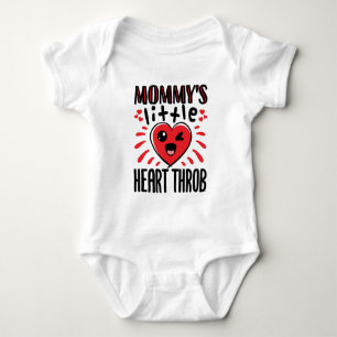 Body Para Bebé Latido del Corazón de Mamá Valentine