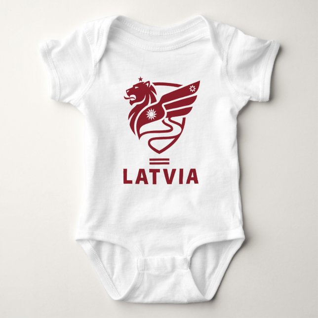 Body Para Bebé Latvia Baltic State Northern Europe (Anverso)