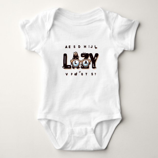 Body Para Bebé Lazy Bloom (Anverso)