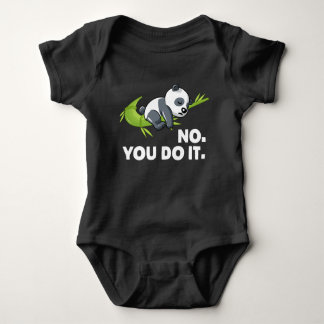Body Para Bebé Lazy Panda - No You Do IT