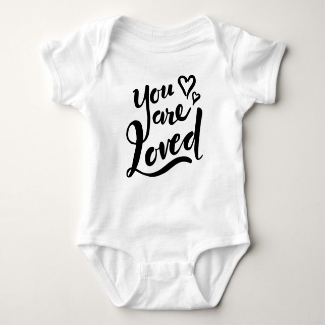 Body Para Bebé Le aman - equipo inspirador del bebé (Anverso)