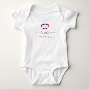 Body Para Bebé Le petit prince   Unión Jack Crown Cute