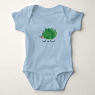 Body Para Bebé Leaf Me Alone Cute Hedgehog