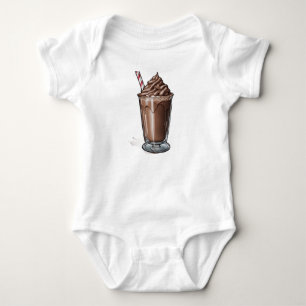 Body Para Bebé Leche de chocolate adorable para bebé